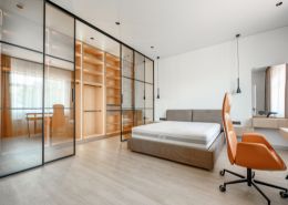 Гардеробная комната в мастер-спальню (Одесса)