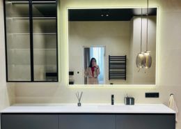 Мебель для санузла в ЖК «Аквамарин»