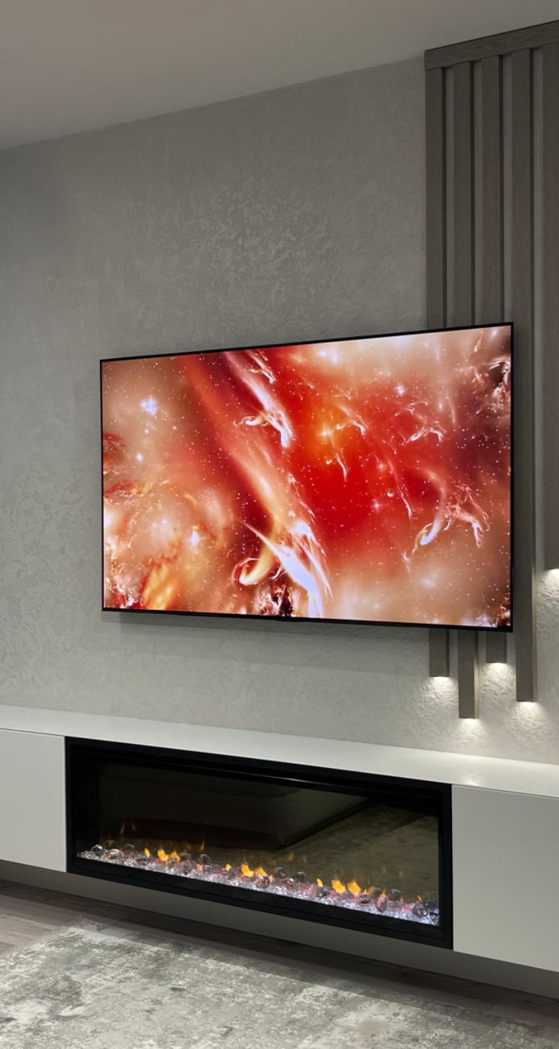 Тумба с камином